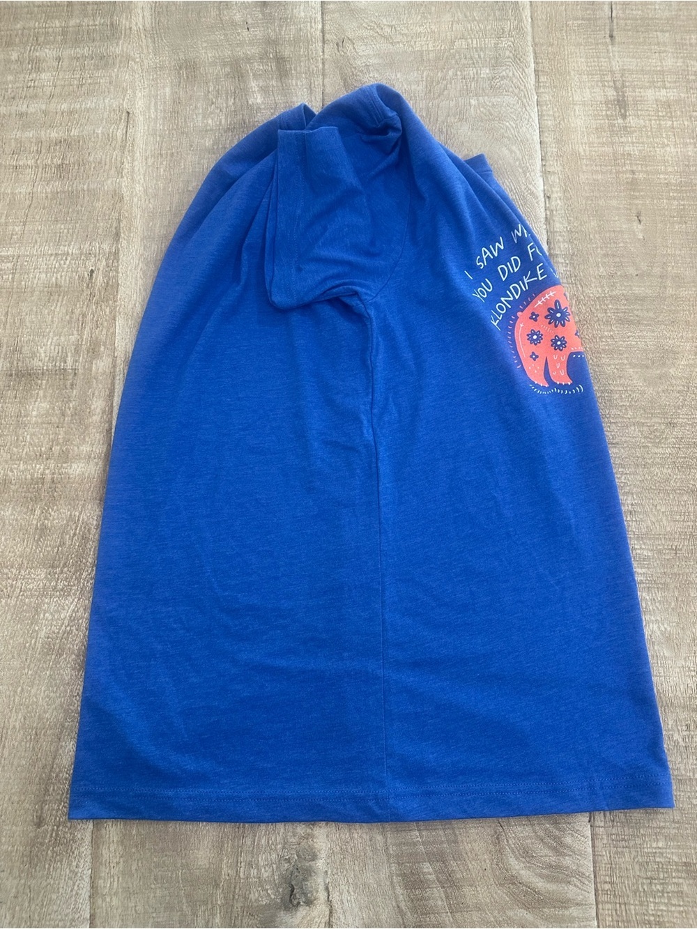 Smartass & Sass “Klondike Bar” Graphic Tee | Bella + Canvas | Heather True Royal - Picture 10 of 16